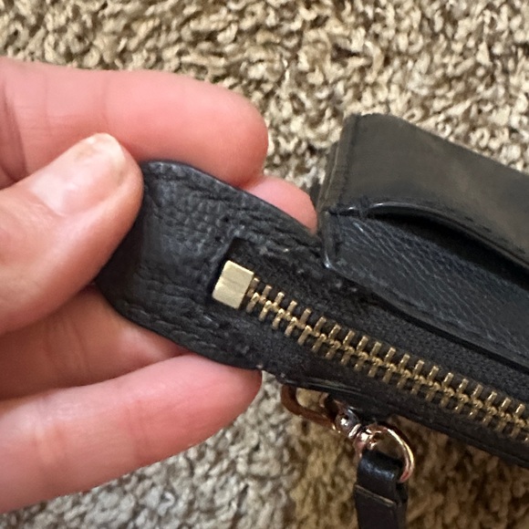 Kate Spade Black Pebbled Leather Crossbody Bag - Picture 12 of 12